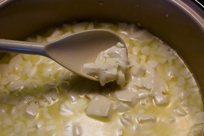 Stirring Curd