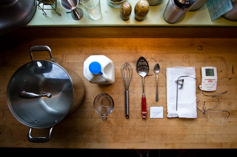 Cream Cheesemaking Fixins